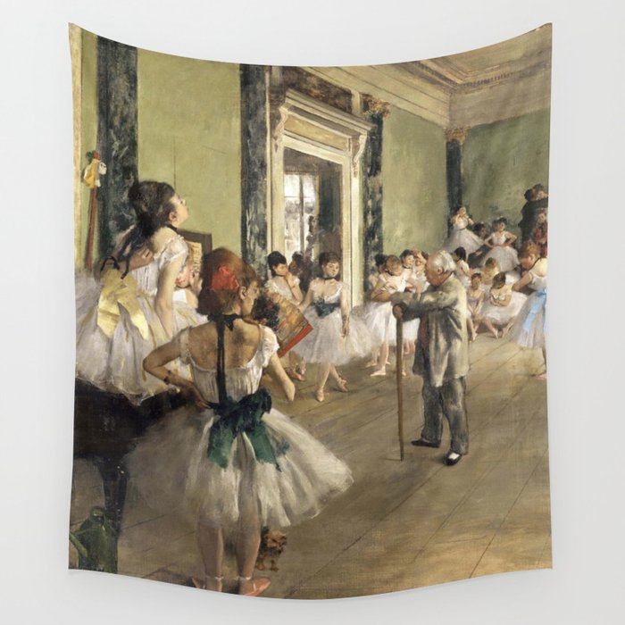 The Dance Lesson Edgar Degas Wall Tapestry By Endoferadesigns