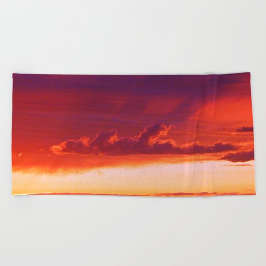 Clouds and Shadows Beach Towel