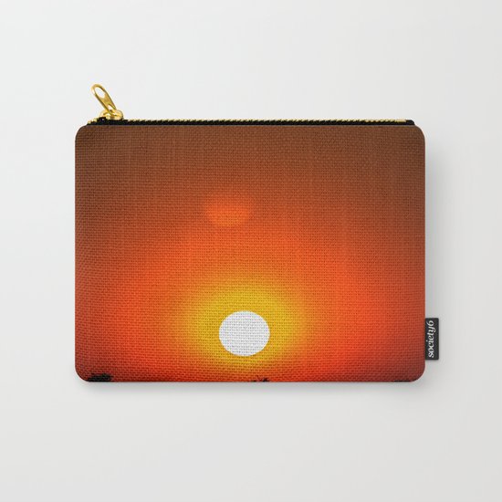 Sunset in red Carry-All Pouch