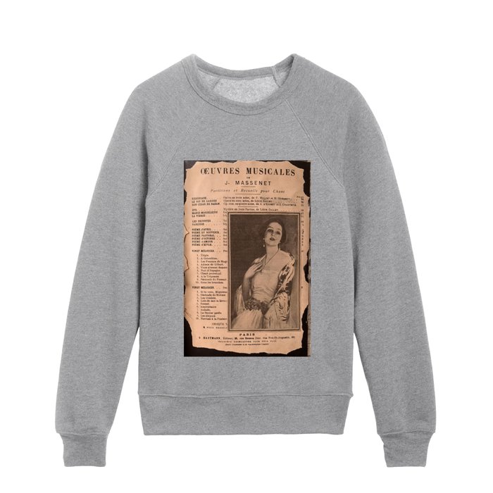 Poème d'avril Kids Crewneck