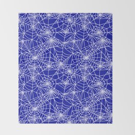 Pale Blue Throw Blankets Society6