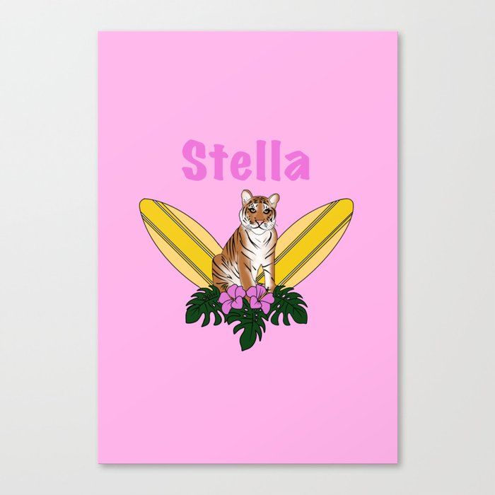 Stella birthday t-shirt Canvas Print