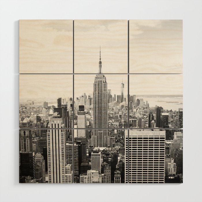 New York Wood Wall Art