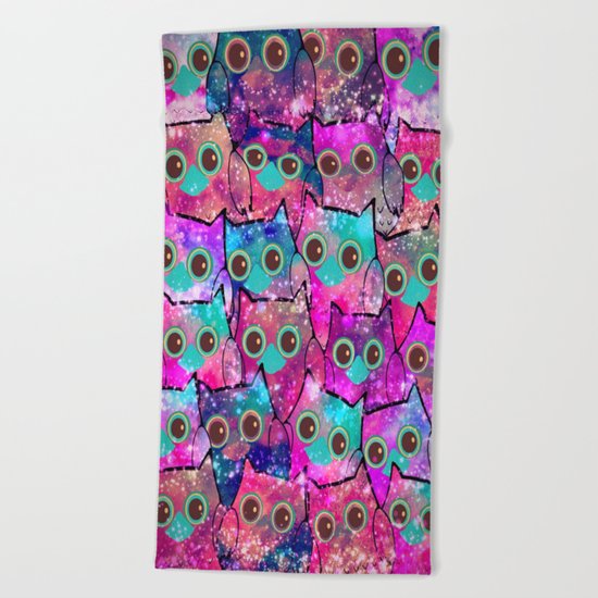 gorgeous owl-316 Beach Towel