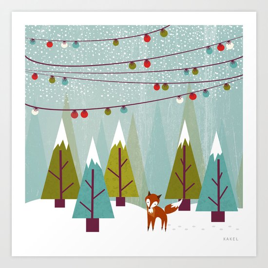 Winter Art Print