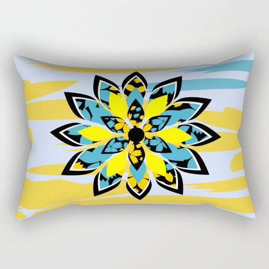 Tropical flower Rectangular Pillow
