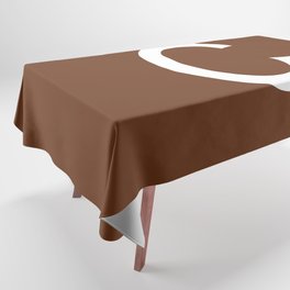 LETTER C (WHITE-BROWN) Tablecloth