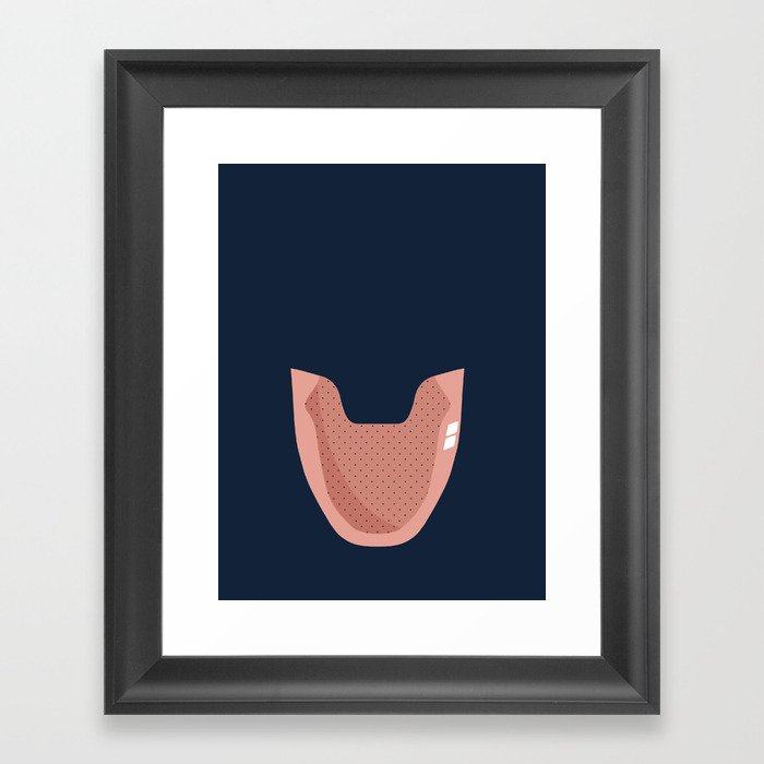 Salmon Toe Framed Art Print