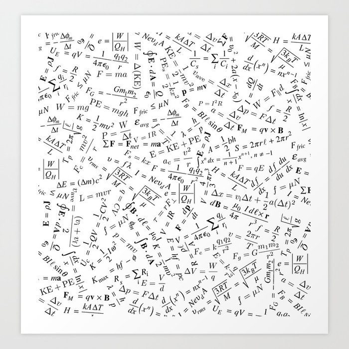 Equation Overload II Art Print