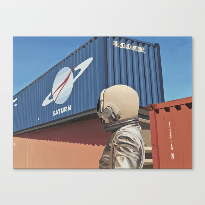 Shipping Container Canvas Print