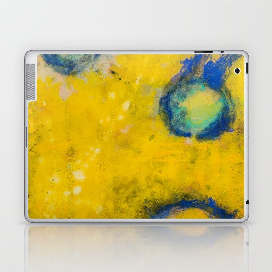 Yellow Planet Laptop & iPad Skin
