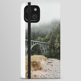 Bridge and Fog | Travel Minimalism | Oregon Coast iPhone Wallet Case