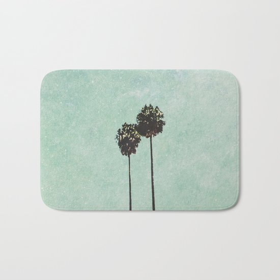 Brisbane Palm Trees Bath Mat