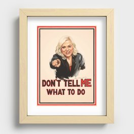 Don't Tell Amy What to Do Recessed Framed Print