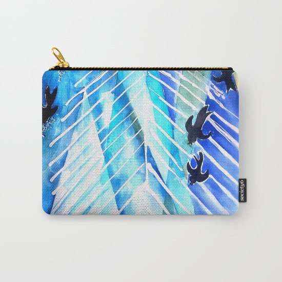Black Birds Carry-All Pouch