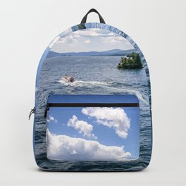 Sailing Day in the Adirondack Mountains of Upstate New York Backpack