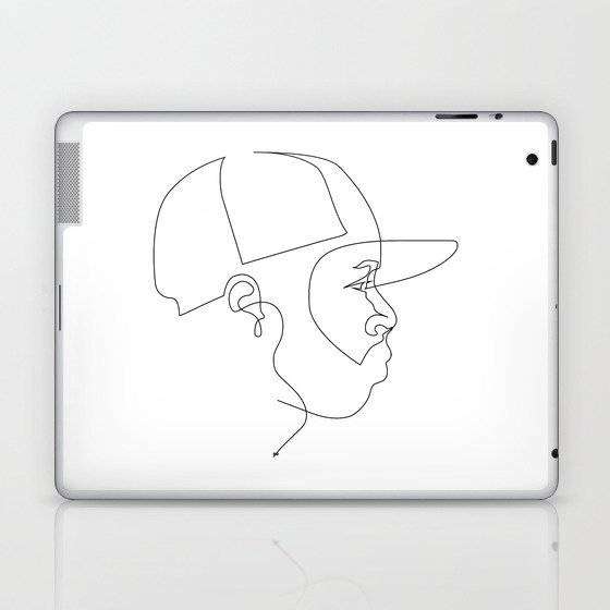 One Line For Dilla Laptop & iPad Skin