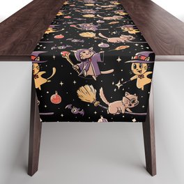 Pattern Magic Cats by Tobe Fonseca Table Runner