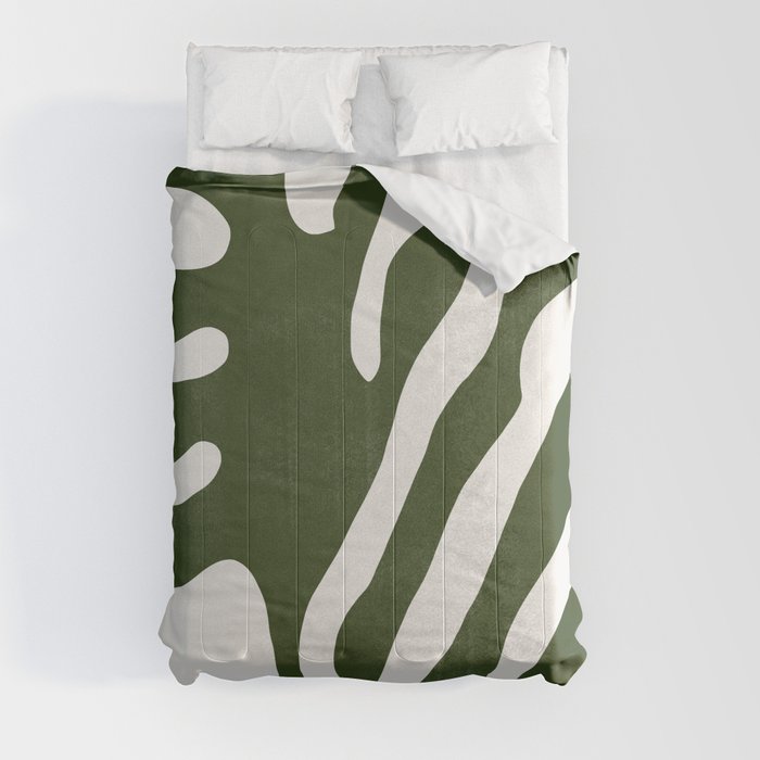Alga, Seaweed, Green Plant Comforter