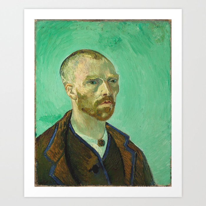 Self Portrait Dedicated to Paul Gauguin by Vincent Van Gogh Laptop Shoulder Bag 