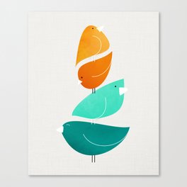 Bird Stack II Canvas Print