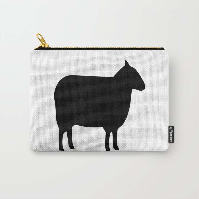 Sheep Silhouette Carry-All Pouch