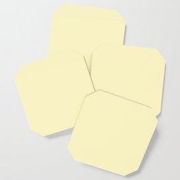 Butter Yellow Solid Color Coaster