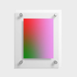 52 Rainbow Gradient Colour Palette 220506 Aura Ombre Valourine Digital Minimalist Art Floating Acrylic Print