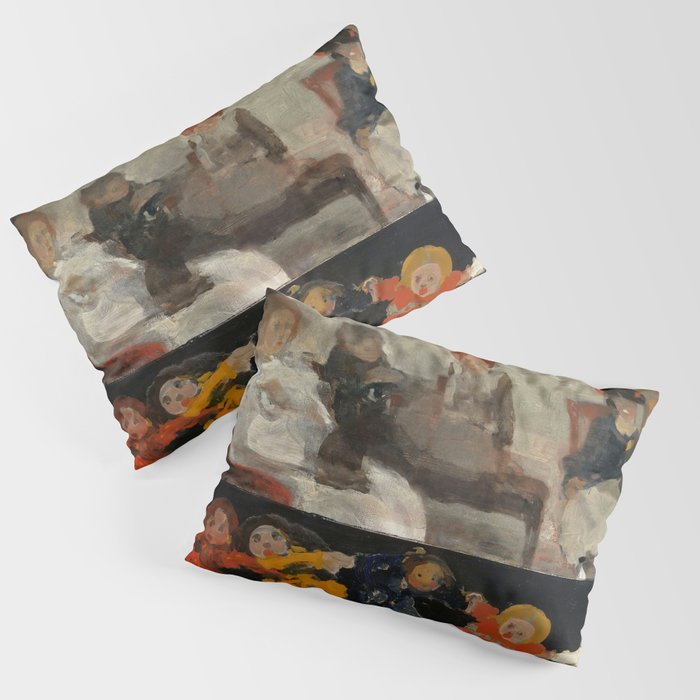 Dolls - Witold Wojtkiewicz  Pillow Sham