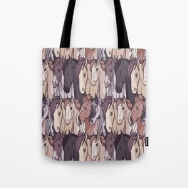 Cute Horse Farm Pattern Tote Bag