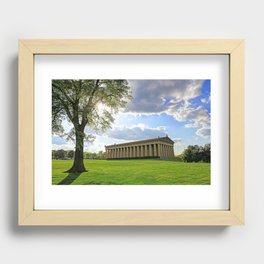 The Parthenon in Nashville, Tennessee in Centennial Park Recessed Framed Print