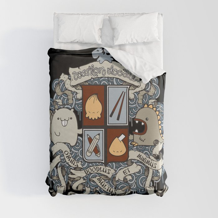All Doodles Great & Small Duvet Cover