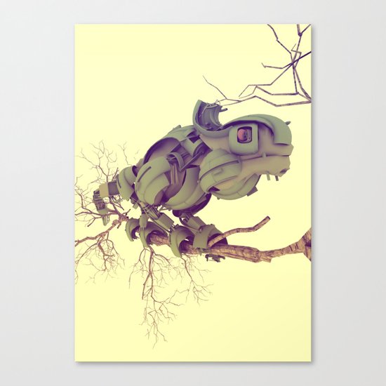 CYBORG CAMALEON Canvas Print