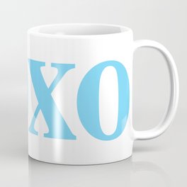 Light Blue XOXO Coffee Mug