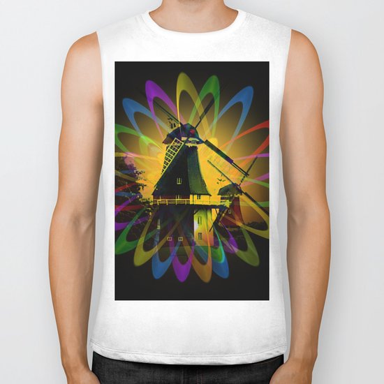 Windmills - Greetsiel Biker Tank