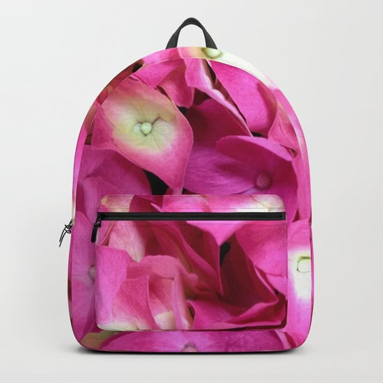 Perky Pink Hydrangea Backpack