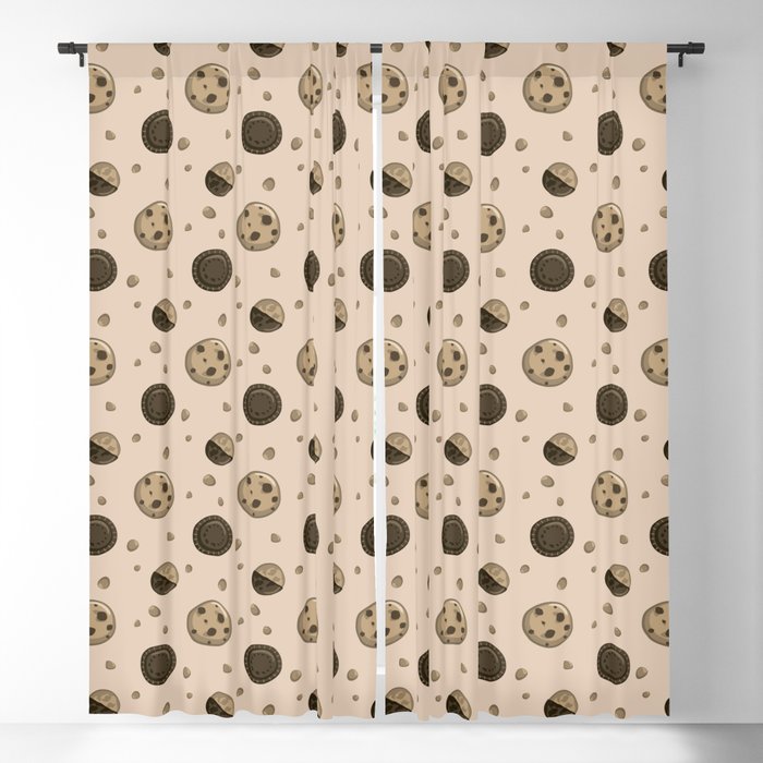 Assorted Pink Cookies Blackout Curtain