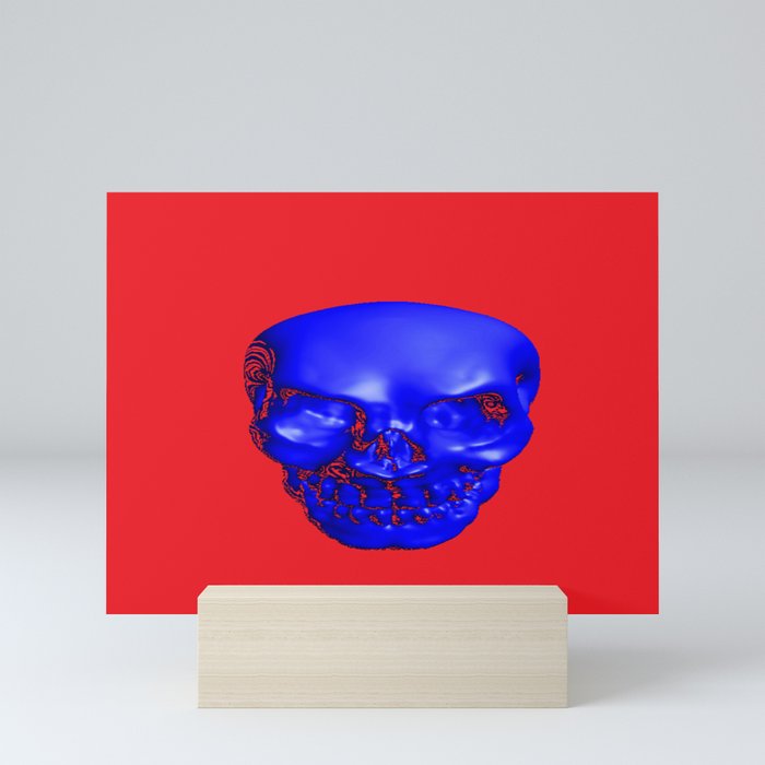Psychedelic Skull 2 Mini Art Print