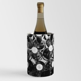 Black Wine Bottles Picture Wine Chiller