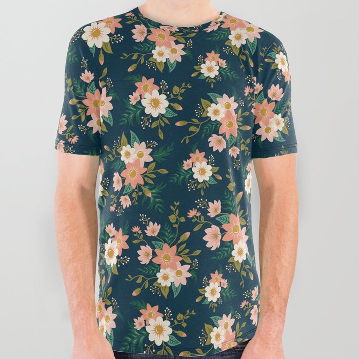 Spring flowers All Over Graphic Tee