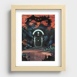 The Doors of Durin Recessed Framed Print