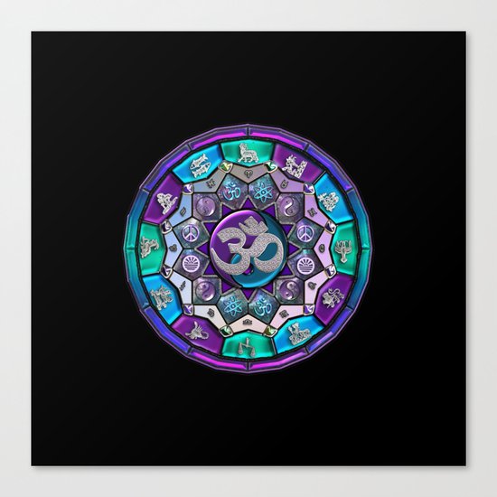 UROCK! Independence Mandala Canvas Print