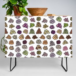 Healthy Nuts Pattern Art Credenza