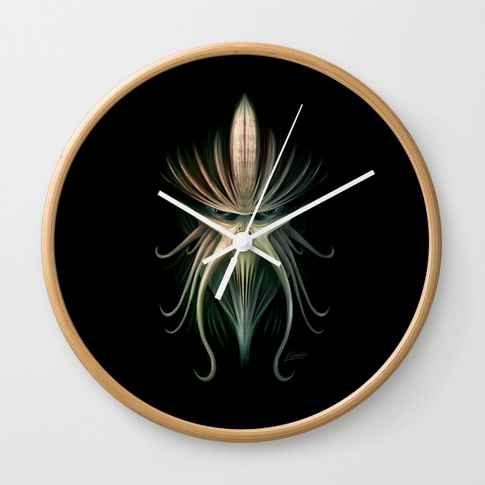 Kraken Mask Wall Clock
