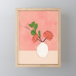 Thought of you Pink Framed Mini Art Print
