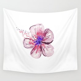 Little Lilac Flower Wall Tapestry