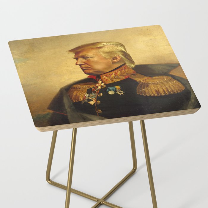 Donald Trump Replaceface Side Table By Replaceface Society6