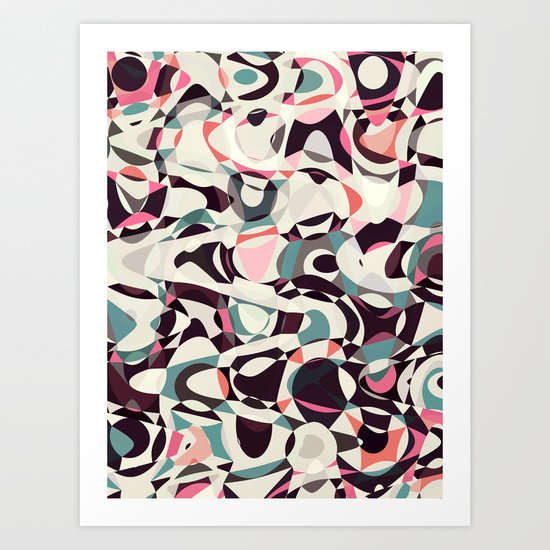 Retro Light Tumble Art Print