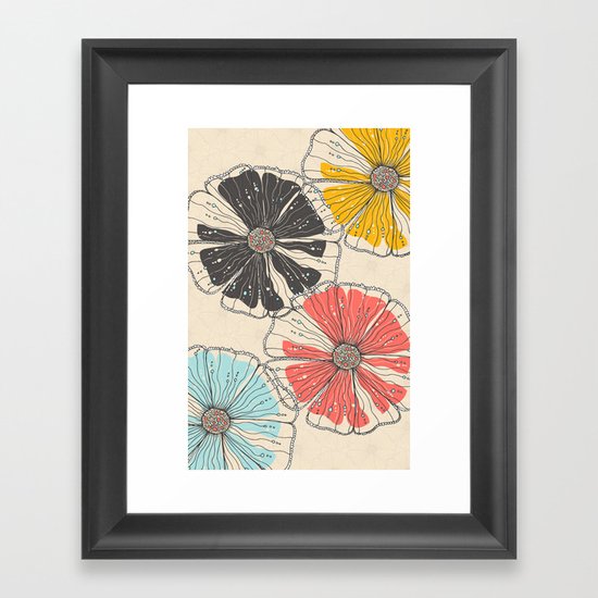 By the streams ... Framed Art Print