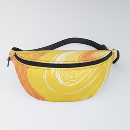Cute Colorful Abstract Orange Marble Fanny Pack